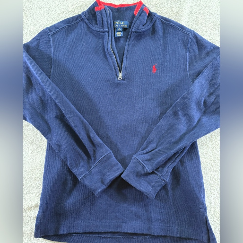 Polo by Ralph Lauren Kids Navy Blue Sweater (M 10-12)